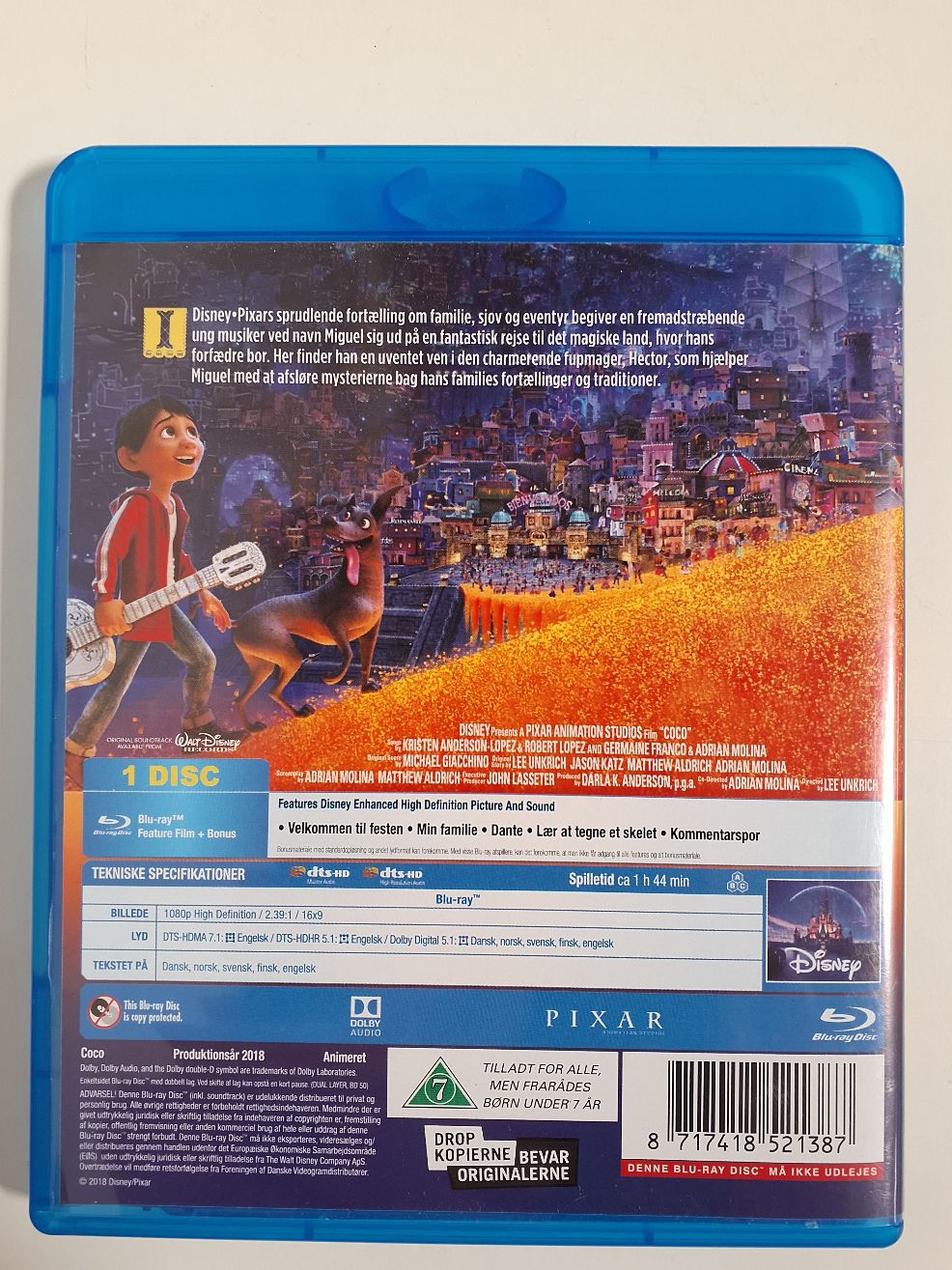 Blu-ray Coco Disney Pixar